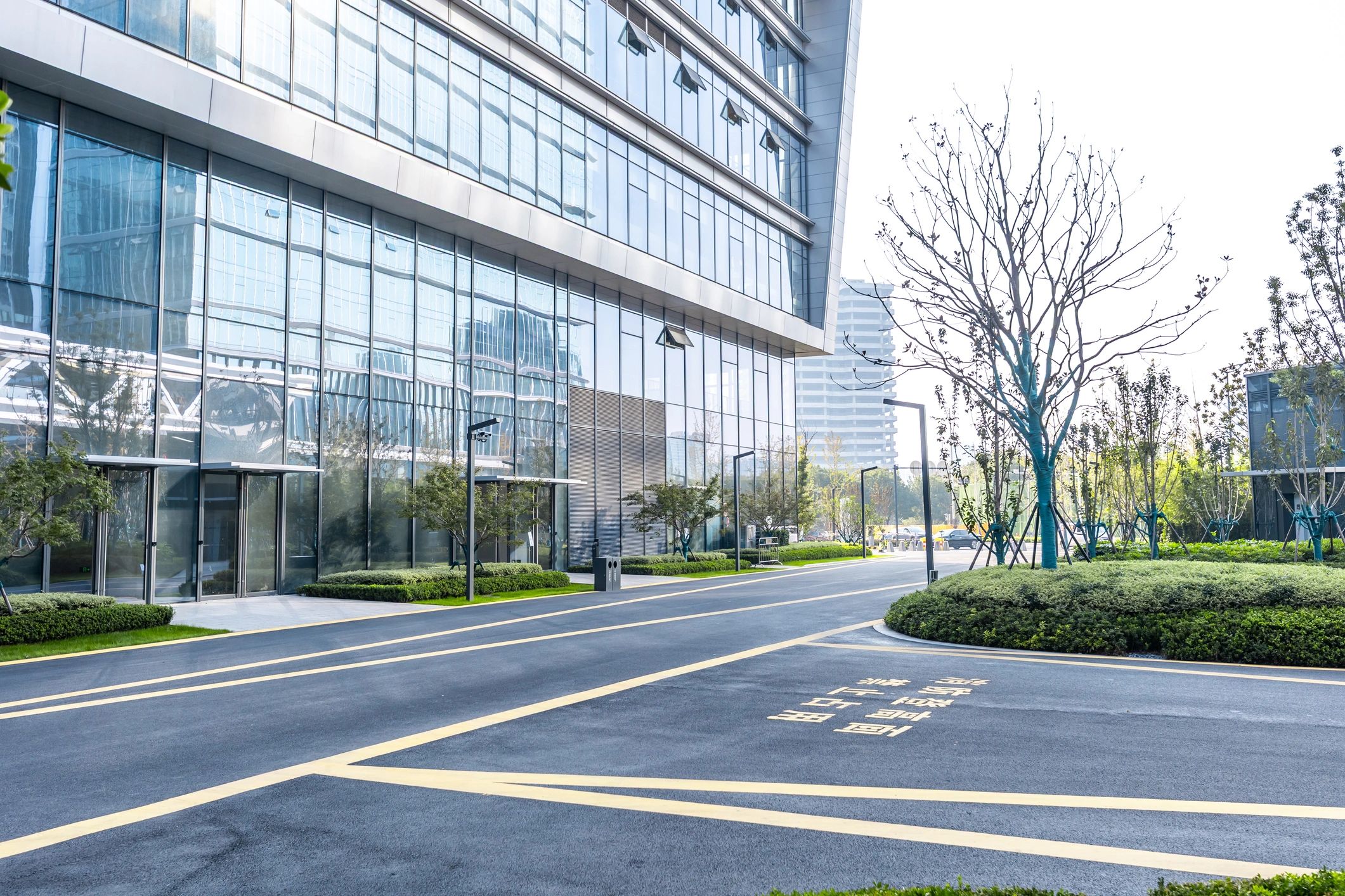 Commercial property environment representing managed connectivity services